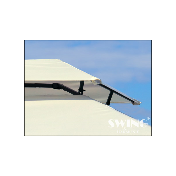 Polyrattan havepavillon 3x4m brun polyrattan havepavilloner og ...