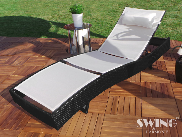Polyrattan solseng sort rattan solseng havemøbler polyrattan ...