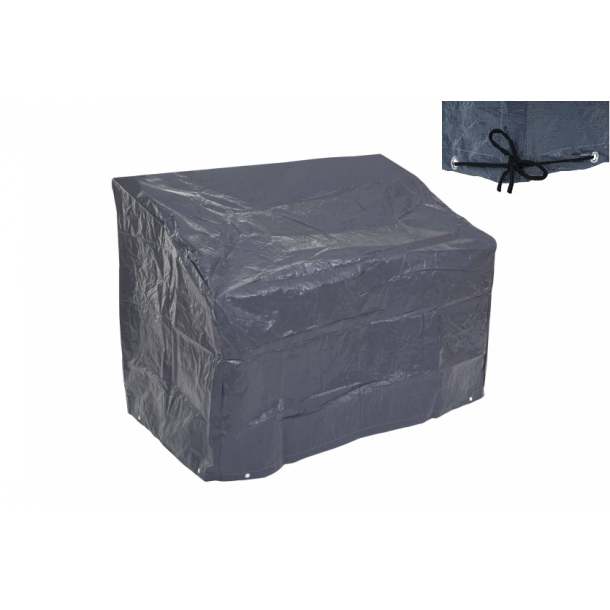 Cover til havemøbler - antrazit vandtæt overtræk til havebænk 89x200x70